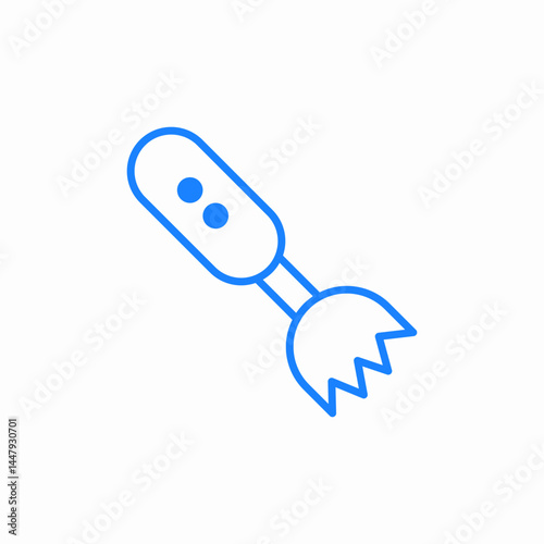 kitchen blender icon sign vector