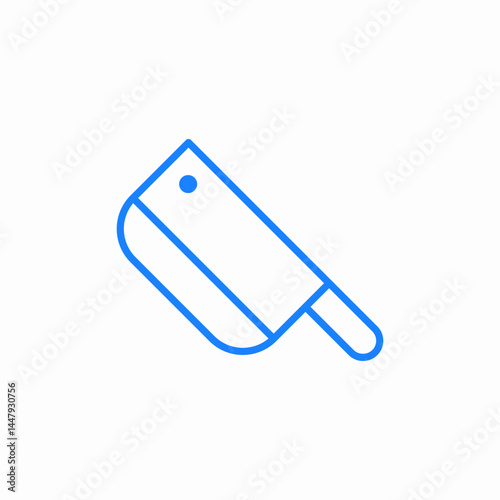 kitchen knife icon sign vector