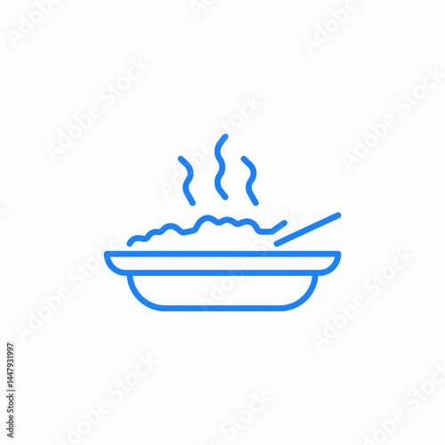 meal dish icon sign vector