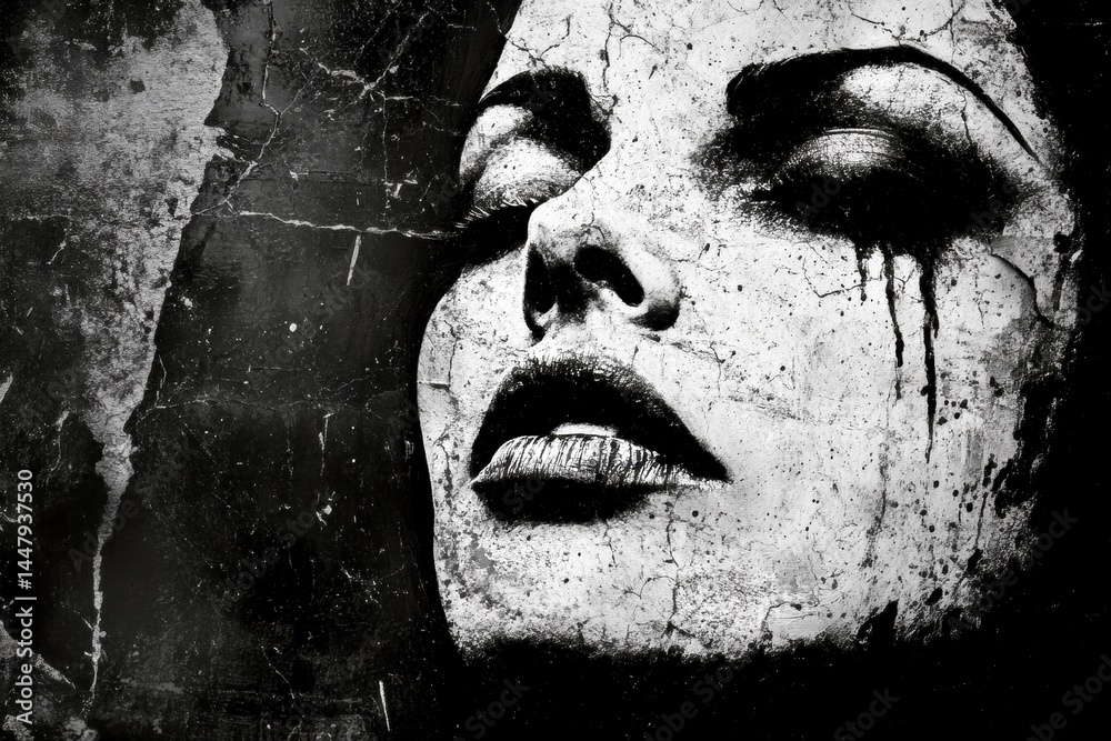 Mental clarity. Dark thoughts. Depression care. Discrimination - cause of depression: abstract image of health condition. Metaphorical discrimination feelings of a loss of pleasure or interest.