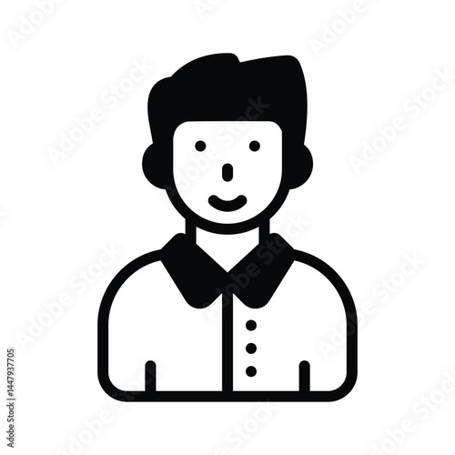 Check this amazing glyph icon showing child character