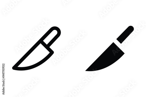 Knife icon. for mobile concept and web design. vector illustration