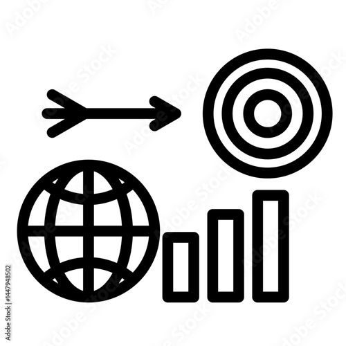 Economic Challenges  Icon Element For Design	