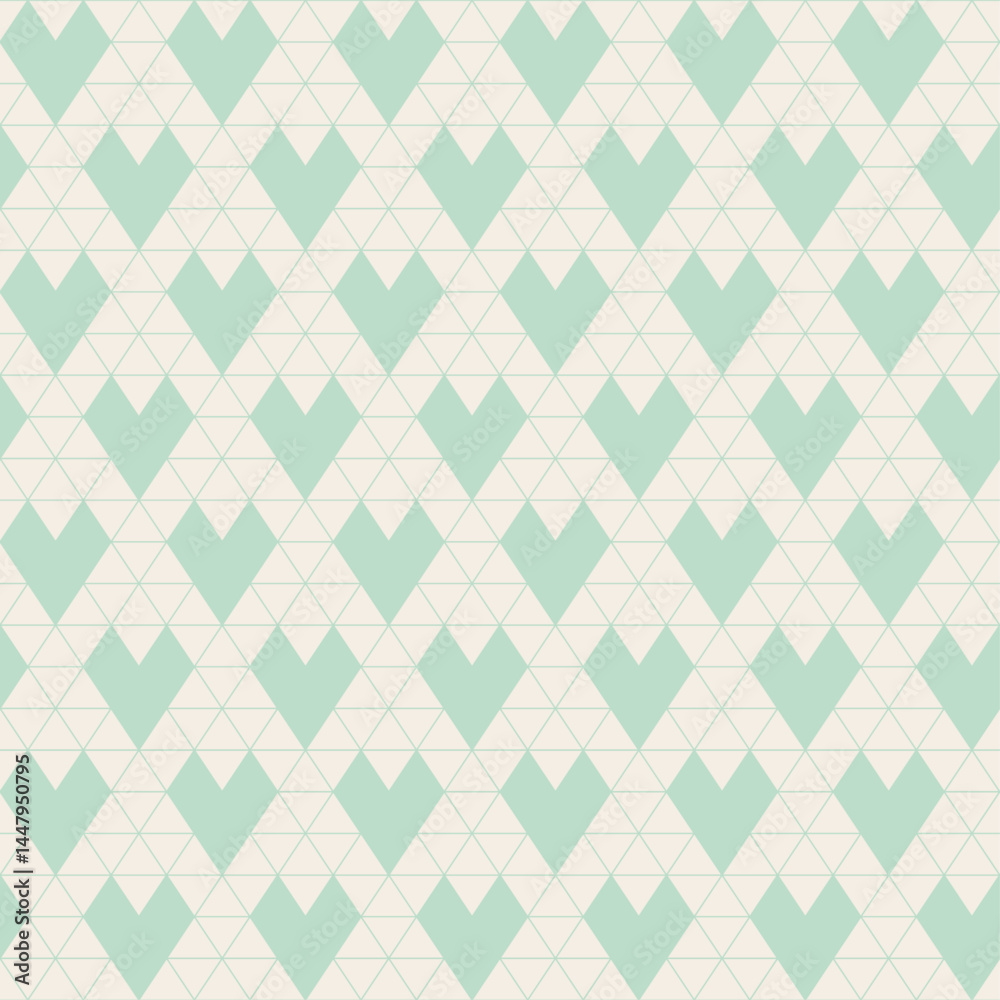 Fototapeta premium geometric seamless pastel soft pattern vector