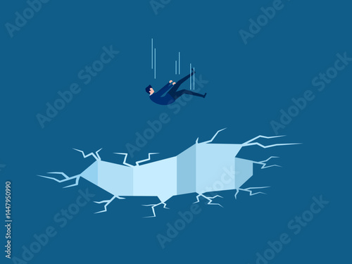 In danger, businessmen are falling into a trap