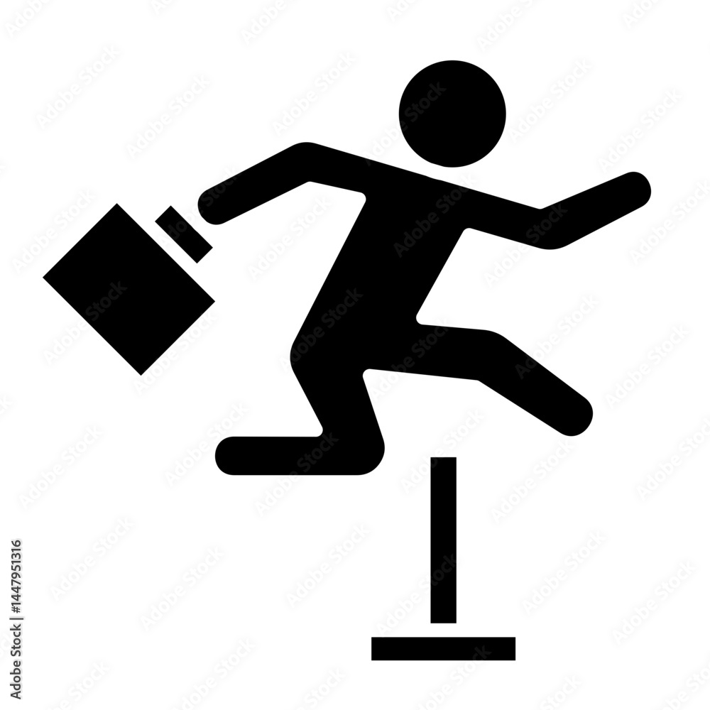 Obstacles  Icon Element For Design	