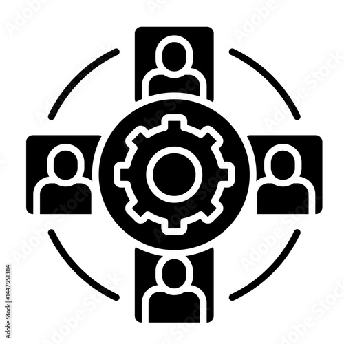 Resource Management  Icon Element For Design	