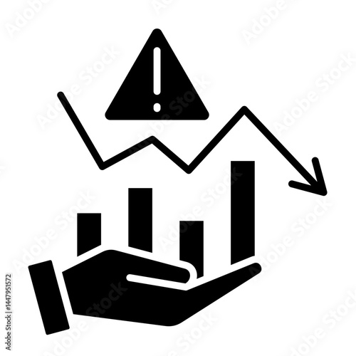 Financial Crisis  Icon Element For Design	