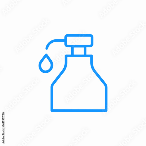 liquid soap dispenser icon sign vector