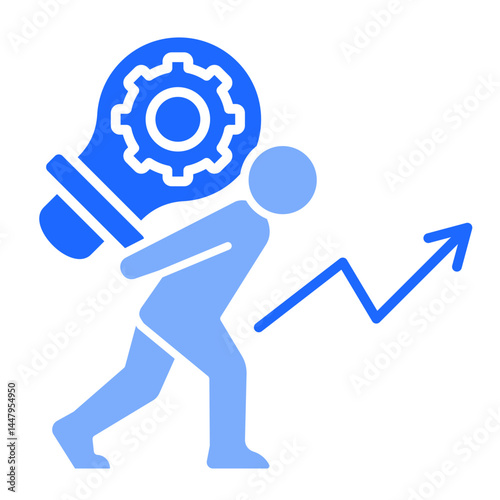 Innovation Struggle  Icon Element For Design	