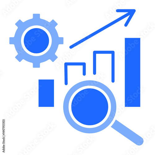 Productivity Gaps  Icon Element For Design	