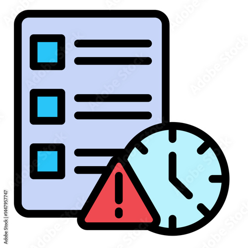 Project Delays  Icon Element For Design	