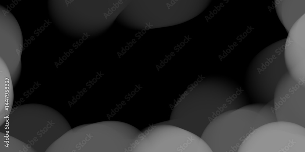 white circle on black background