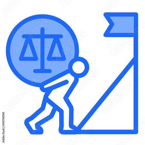 Legal Challenges  Icon Element For Design	