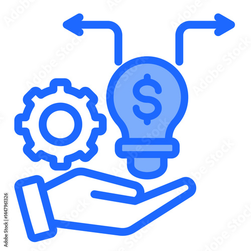 Business Pivot  Icon Element For Design	