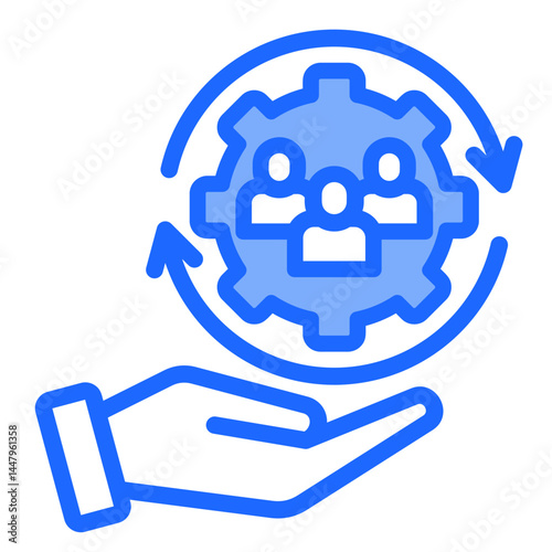 Change Management  Icon Element For Design	