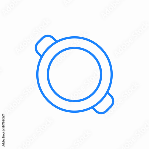 pot kitchen icon sign vector