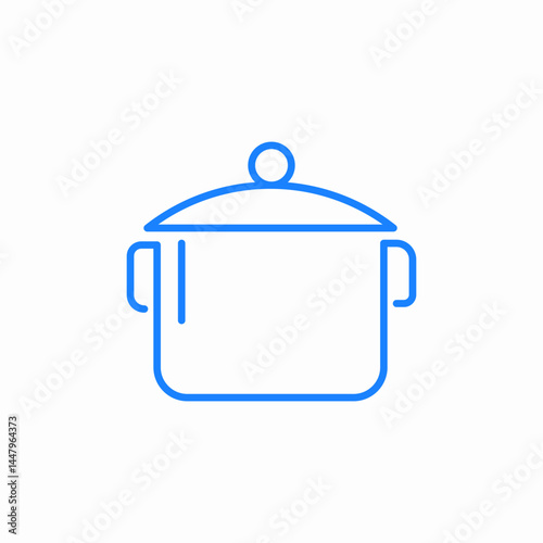 pot cooking icon sign vector