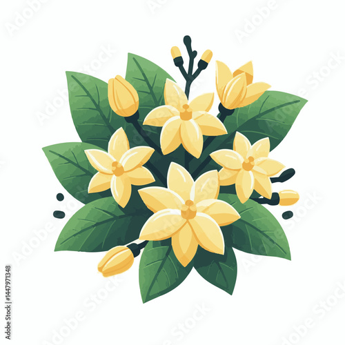 plant, blossom, flora, nature, bloom, aromatherapy, natural, flower, aroma, leaf, yellow, cananga, tropical, beauty, botanical, isolated, perfume, green, background, spa, organic, fragrance, essential