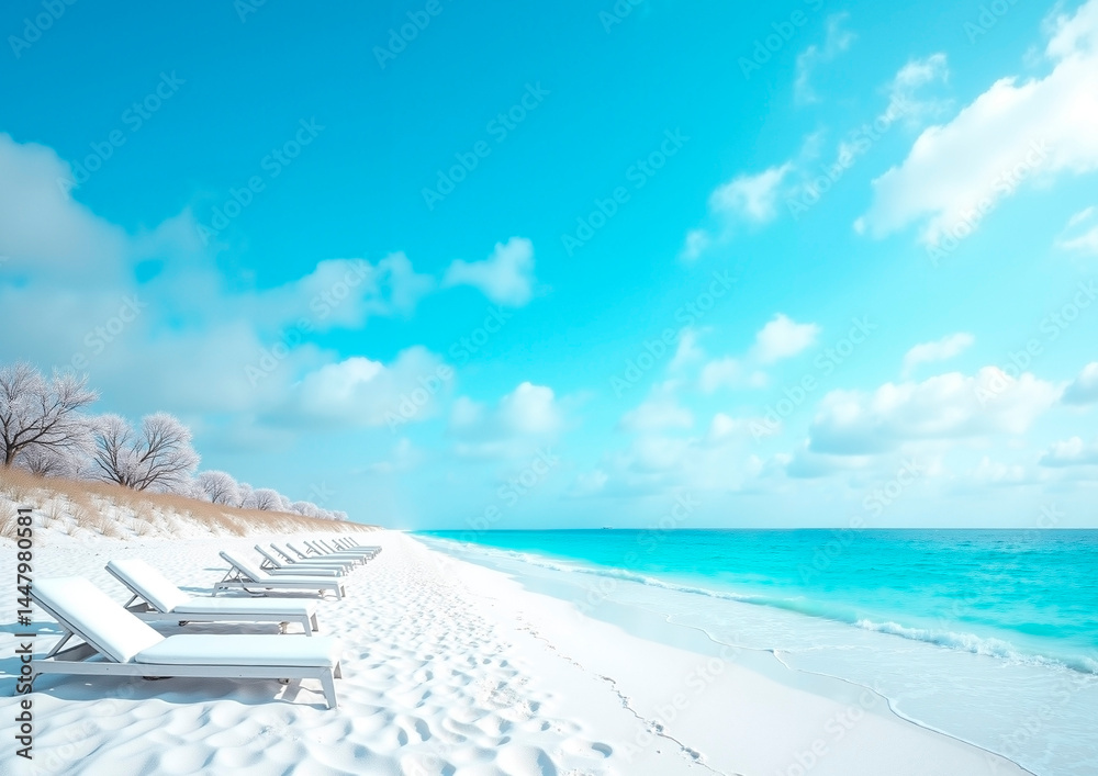 white sand beach