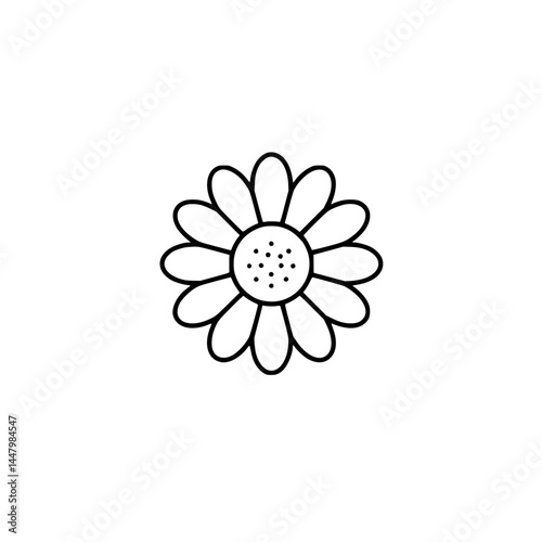 daisy flower isolated on white