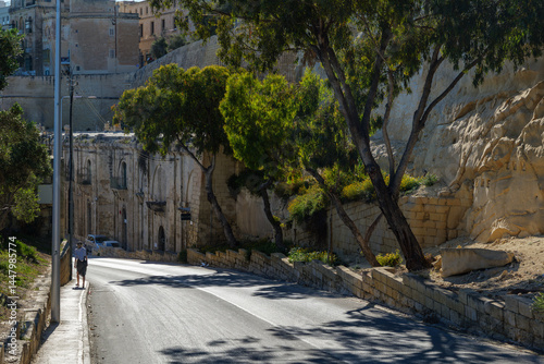Architecture of La Valetta in Malta