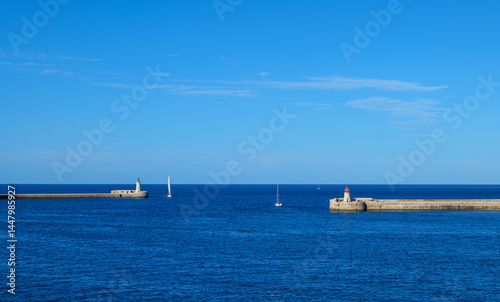 Architecture of La Valetta in Malta
