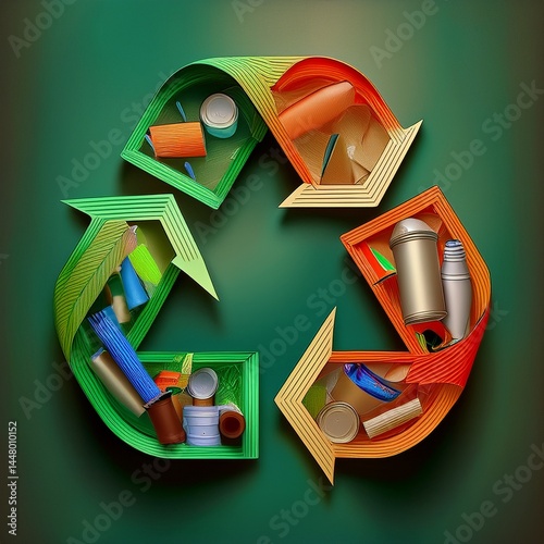Concept image in the subject of recycling