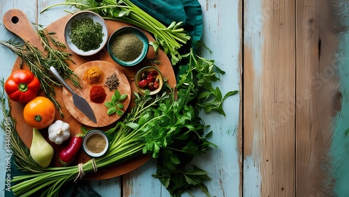 Healthy organic vegetables. food background. top view stock photo