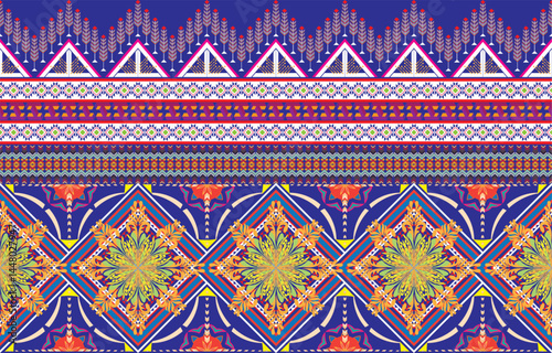tribal pastel multicolor pastel Navajo seamless vector pattern. aztec abstract geometric art print in a sophisticated aztec style. Vector background with ethnic elements. Wallpaper, fabric, paper