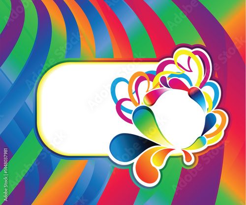 artistic creative rainbow background.eps