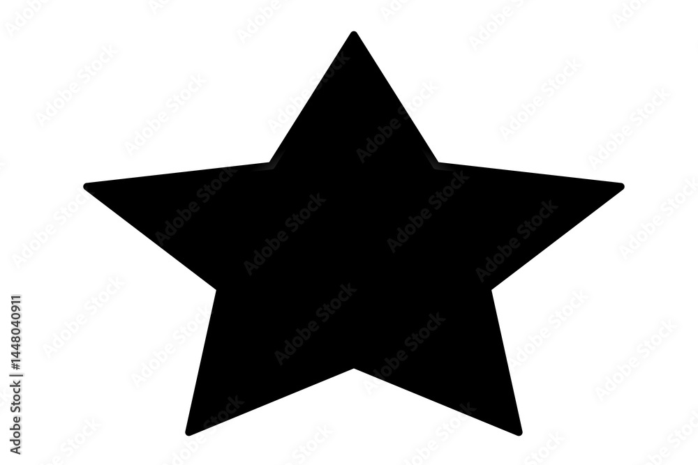 Black Star Shape Simple, Elegant, and Versatile Graphic Design Element Black Star Shape Simple, Elegant, and Versatile Graphic Design Element