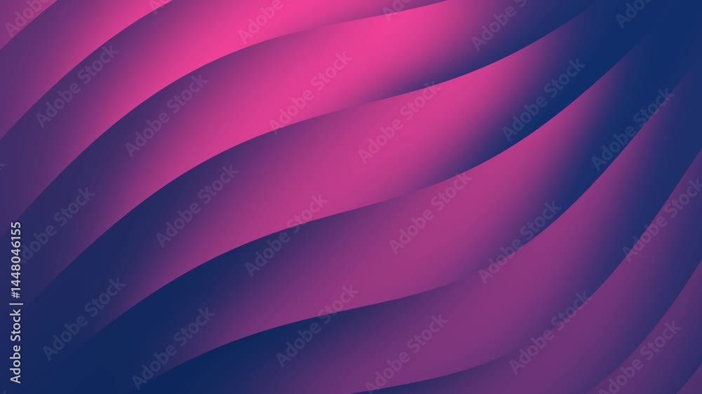 Animación abstracta de ondas y curvas en movimiento suave y fluido, con un gradiente colorido y una estética minimalista, moderna y premium.