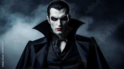 dark vampire posing