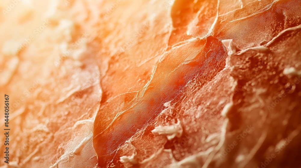 Obraz premium orange abstract texture background, dry skin macro