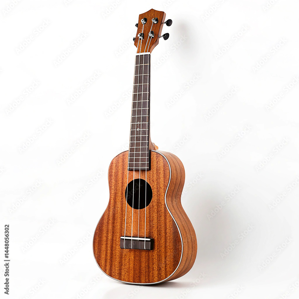 Fototapeta premium Ukulele string set on white background