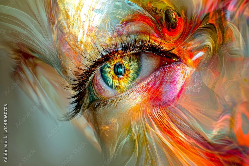 Hospital treatment. Metaphorical thigh pain perceptions of a disease and suffering. Medical care. Overwhelmed by pain. Deep sadness. Pain of disorder - thigh pain: abstract image of well-being.