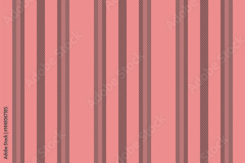 Govember stripe vector lines, neat vertical texture textile. Tiscount fabric seamless background pattern in red and dark colors.