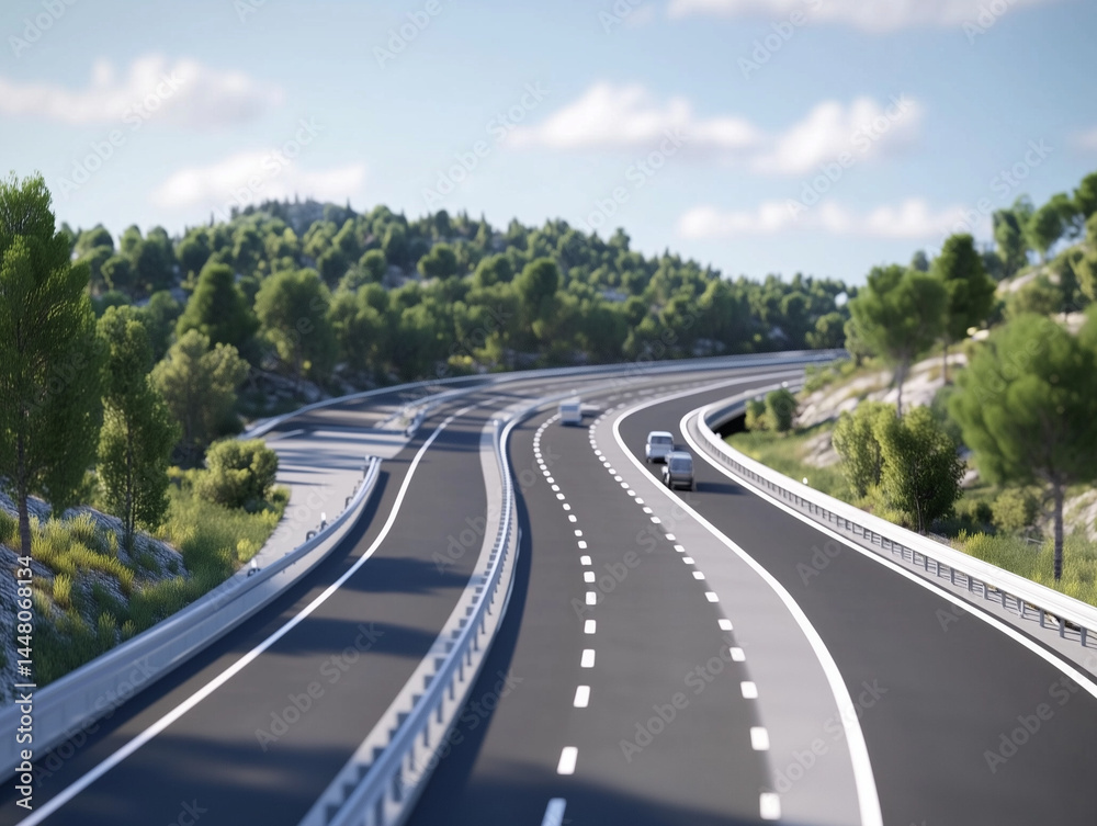 Futuristic AI-driven smart roads and highways featuring autonomous vehicles, intelligent traffic systems, and IoT connectivity. Perfect for technology, transportation, and future mobility concepts. Futuristic AI-driven smart roads and highways featuring autonomous vehicles, intelligent traffic systems, and IoT connectivity. Perfect for technology, transportation, and future mobility concepts.