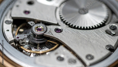 Wallpaper Mural Intricate macro shot of a watch movement. Precision engineering, timeless design. Symbolizes complexity, time management, innovation, and meticulous craftsmanship. Torontodigital.ca