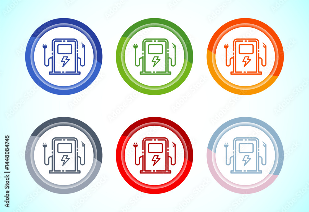Fueling sign icon design illustration, Petrol pump, gas station sign symbol, Fueling sign icon design illustration, Petrol pump, gas station sign symbol,