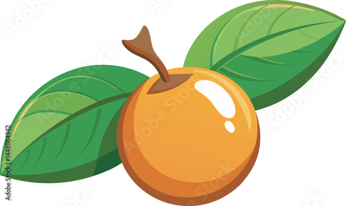 A vibrant vector art illustration of beautiful, ripe longan fruits, showcasing lush detail, rich colors, and tropical freshness for creative projects.