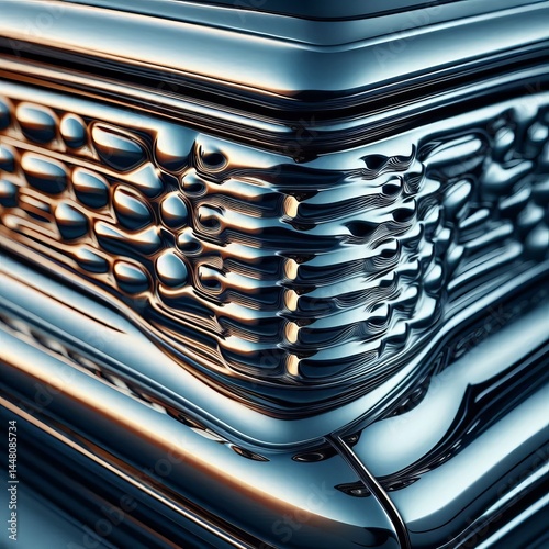 Dimpled Chrome impact induced dimples
