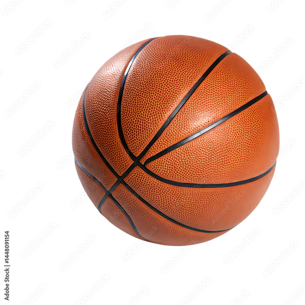 Fototapeta premium Basketball isolated on a transparent background