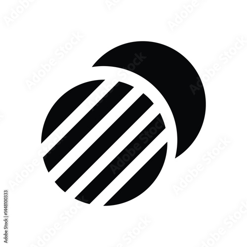 opacity glyph icon. Strong and solid vector icon for websites, mobile interfaces, presentations, and visual branding. High quality and easy to edit.