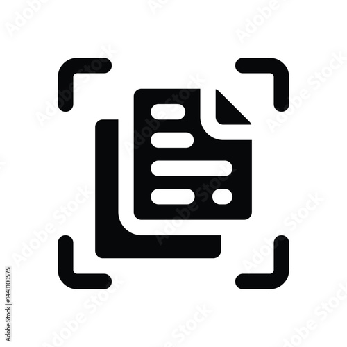 artboard glyph icon. Strong and solid vector icon for websites, mobile interfaces, presentations, and visual branding. High quality and easy to edit.