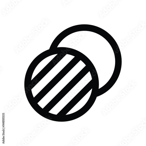 opacity line icon. Clean and minimalist vector icon for websites, mobile apps, presentations, and logos. Fully scalable and customizable for any project.