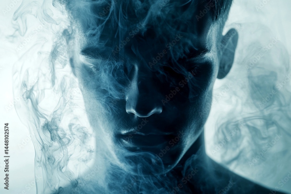 Metaphorical personal loss physical senses, of a loss of pleasure or interest. Depression recovery process. Personal loss - cause of depression: abstract image of mental state. Stress relief.