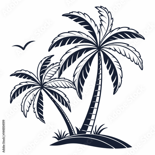 palm tree silhouette