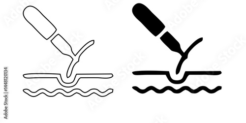 Hair Beauty Care Line Icons. Hair Care and Loss Problem. Treatment and Problem of Hair. Cosmetic 